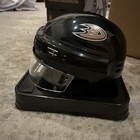 Leo Carlsson Autographed Signed Anaheim Ducks Mini Helmet Fanatics COA — photo 4