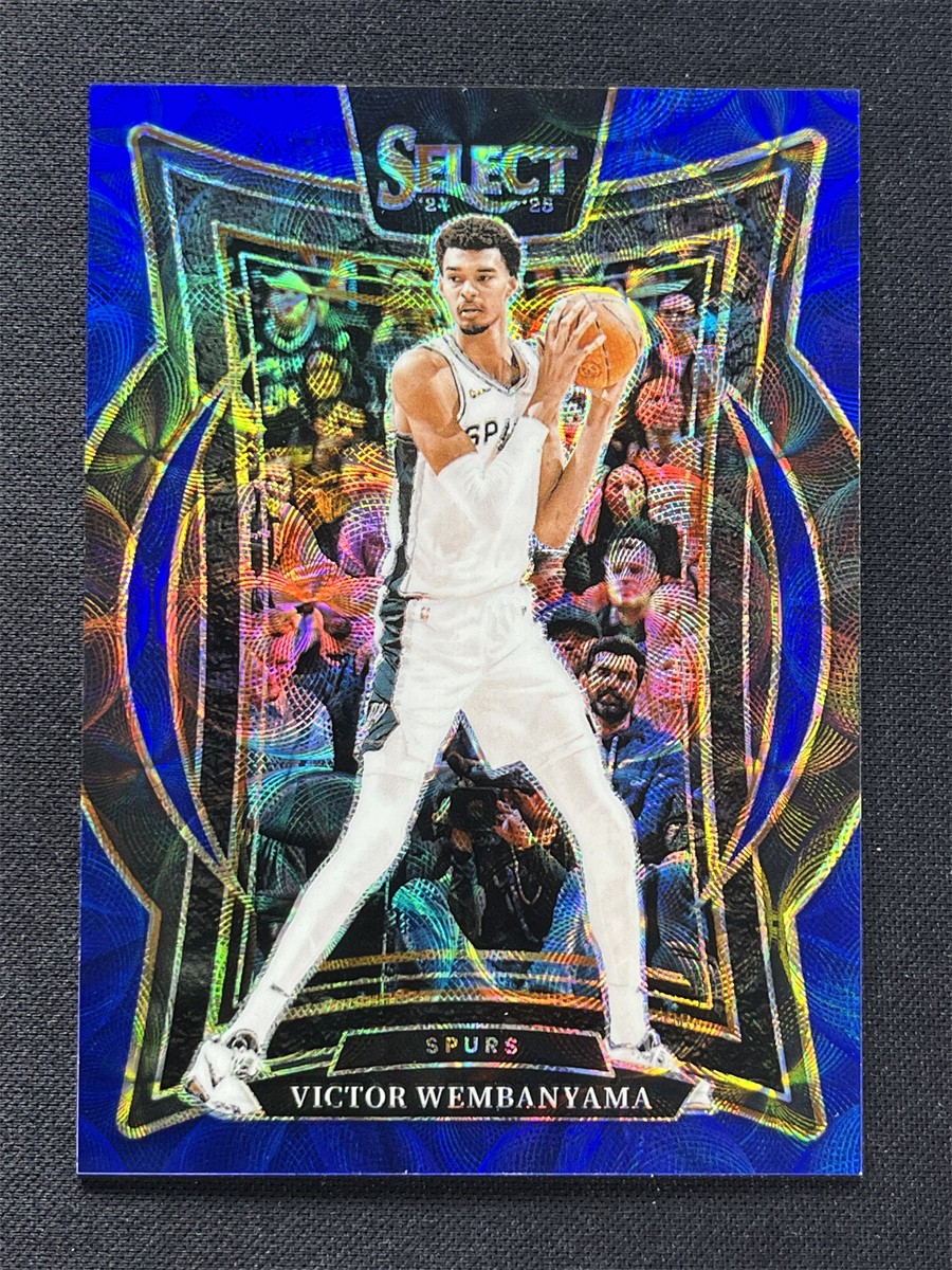 2024-25 Panini Select Victor Wembanyama #9 Concourse Blue Scope Prizm /249