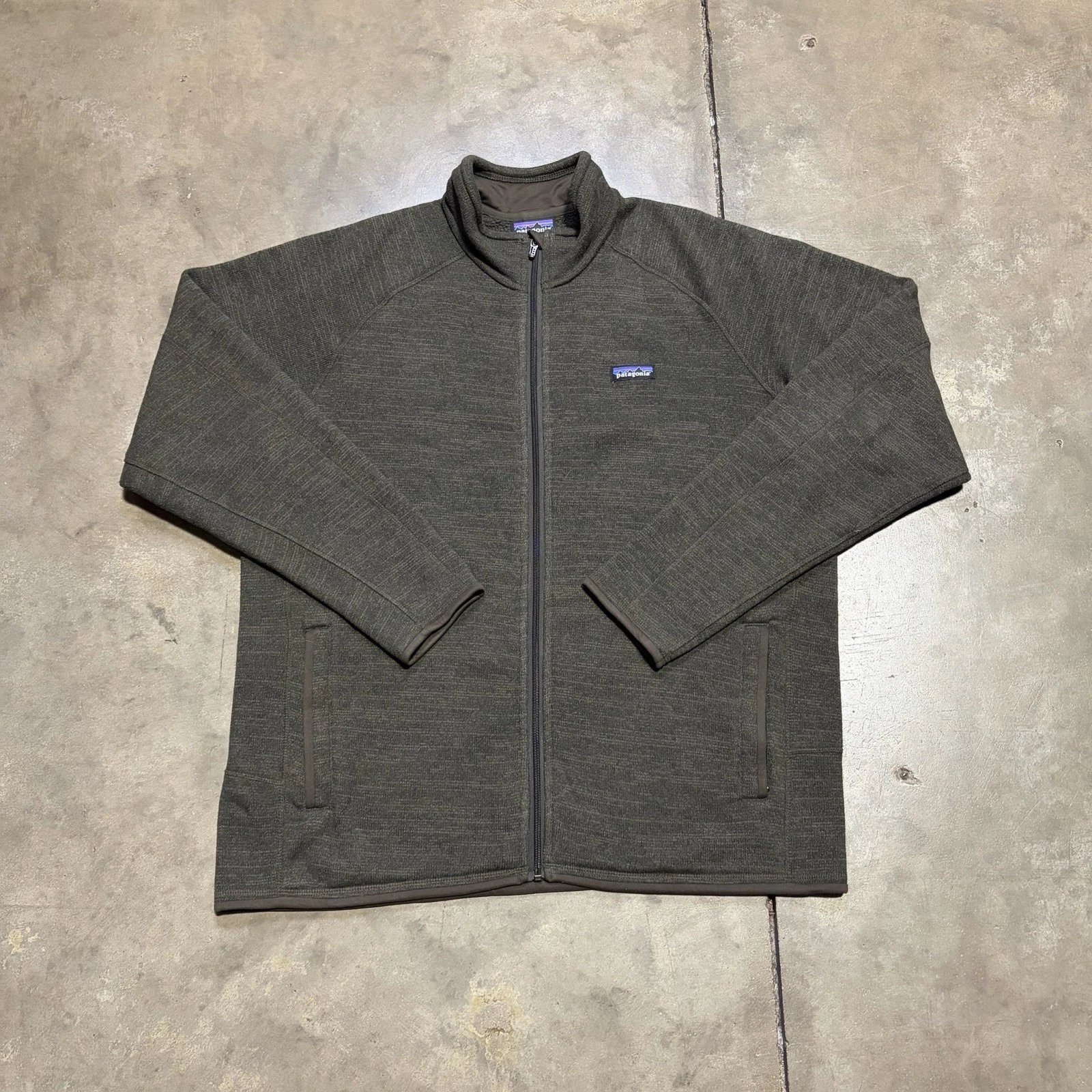 Patagonia Better Sweater Jacket Mens XL Brown Full Zip Lightweight Outdoor 25526