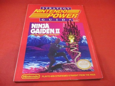 Ninja Gaiden II NES Nintendo Power Strategy Guide Cheat Hint Book w/Poster! #G