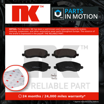 Brake Pads Set fits MITSUBISHI ASX GA Front 2010 on NK 4605A261 4605A364 Quality