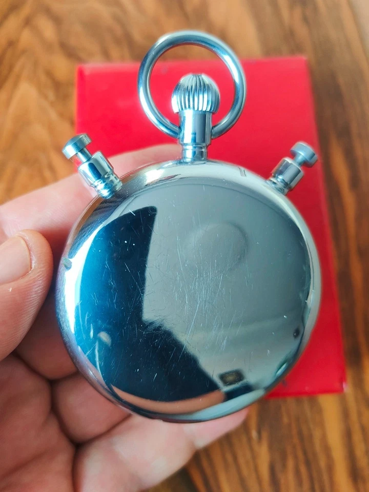 Cronómetro Slava soviético vintage URSS mecánico en caja Foto 4 de 4