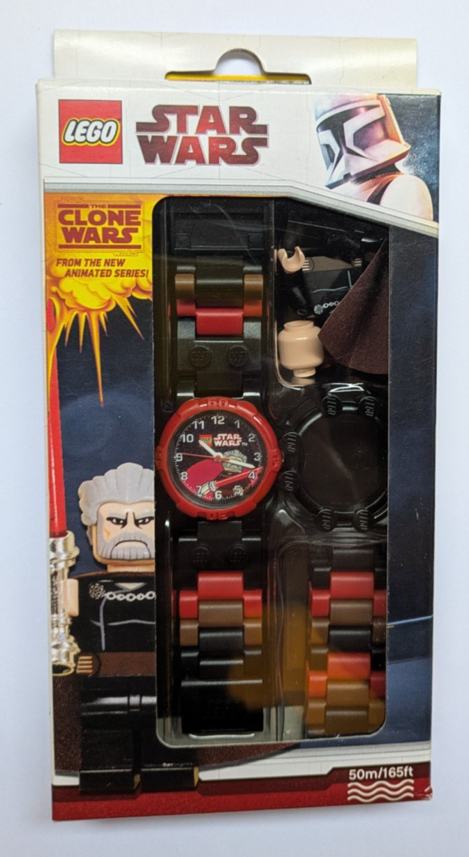 LEGO Star Wars 9002106 Count Dooku Analogue Watch NEW MINIFIGURE IS INCLUDED