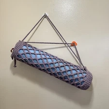 Handmade Crochet  Double Straps Yoga Mat Carrier/ Bag