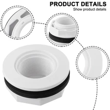 For Hayward Pool SP1023 Inlet Return Fitting Assembly Locknut & Gasket