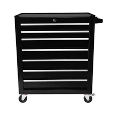 7 Drawer Rolling Tool Chest with Lock & Key, Tool Storage Cabinet with Wheels