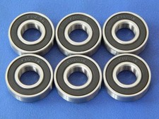 6 St&uuml;ck 6001 2RS (12x28x8 mm) Kugellager  Rillenkugellager