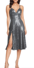 Dress the Population Mimi Sequined Sweetheart Cocktail Dress NWT Size XS