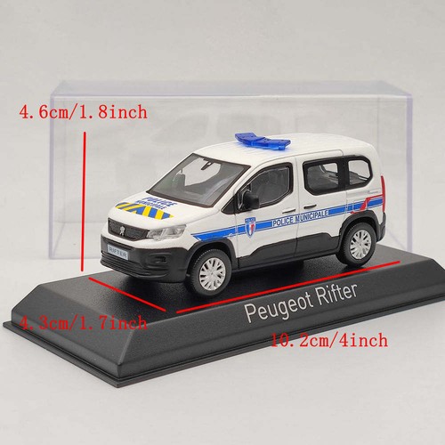 Norev 1/43 Peugeot Rifter Van Diecast Model Police Car Christmas Gift Collection - Picture 6 of 7