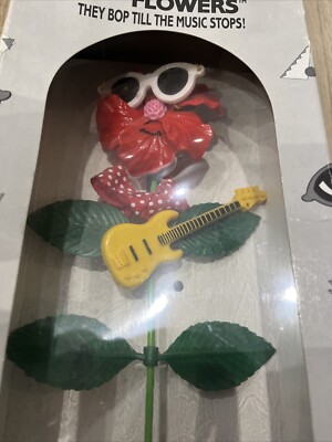 TAKARA Original 1988 Rock n Flower Dancing Sunflower Red Guitar