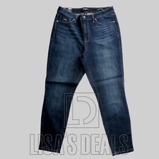 New Women's NINE WEST GRAMERCY Skinny Ankle Jean Blue Newton Denim 8 10