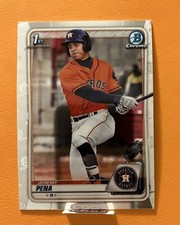 JEREMY PENA 2020 BOWMAN CHROME PROSPECTS RC #BCP-61 ASTROS 1ST BOWMAN CHROME!!!