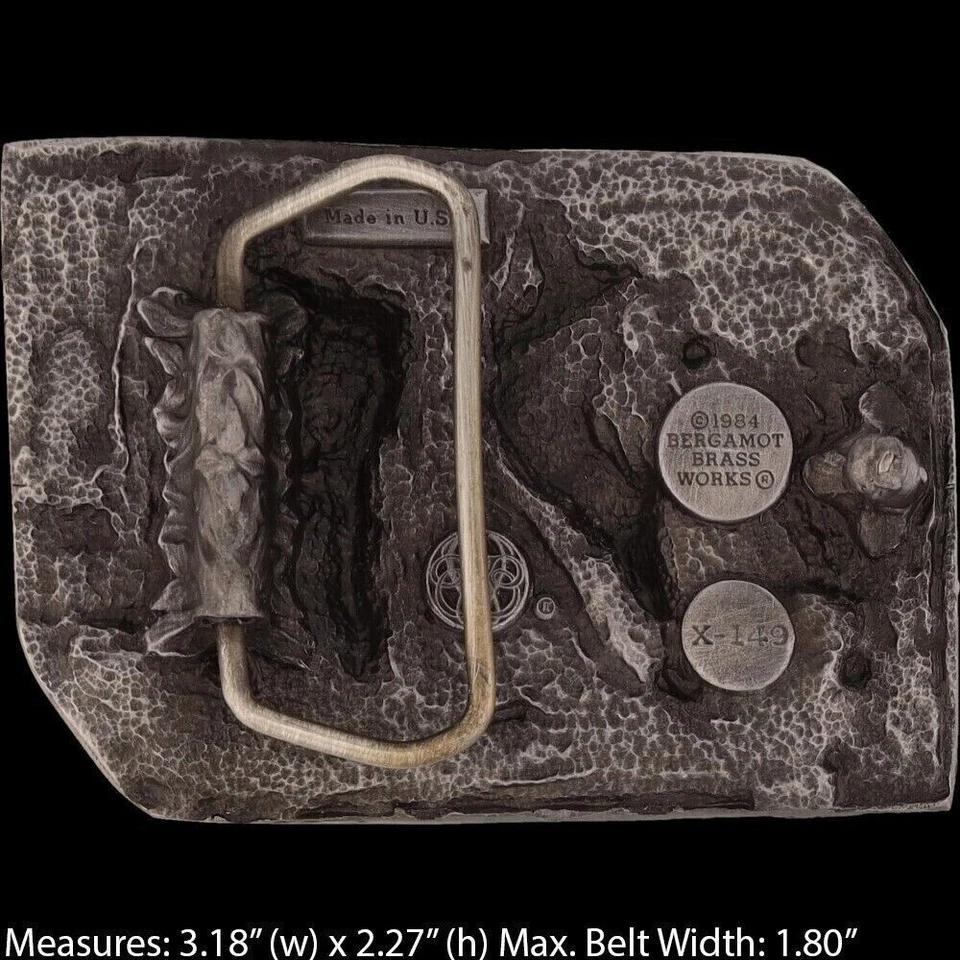 Palo de portero de jugador de hockey sobre hielo Puck League NHL 2 regalo años 80 hebilla de cinturón vintage Foto 4 de 4