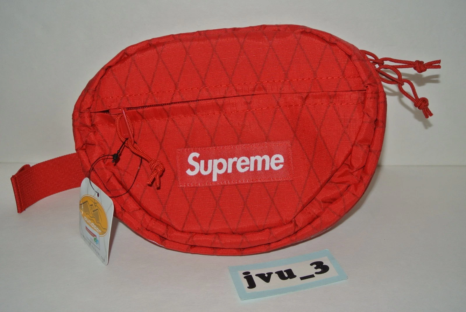 NEUF SAC TAILLE SUPRÊME FW18 ROUGE sac banane boîte logo cdg authentique limité