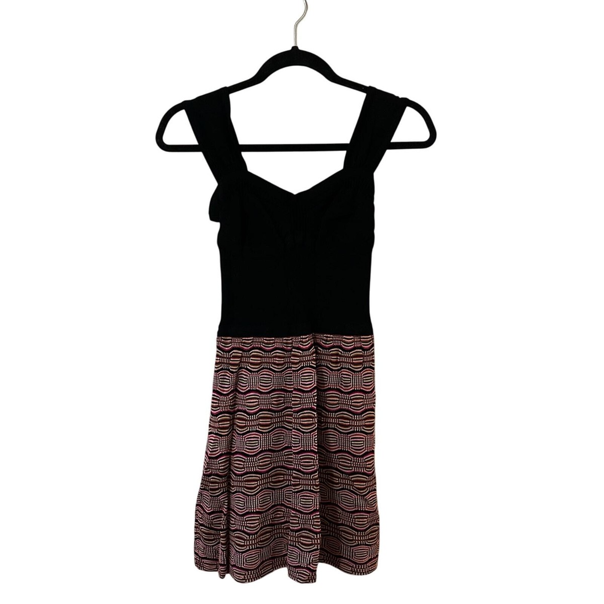M Missoni Black Chevron Dress Size 38 | eBay