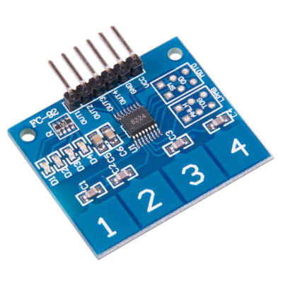 TTP224 4-Kanal Kapazitive Schalter Digital Touch Sensor Modul für Arduino