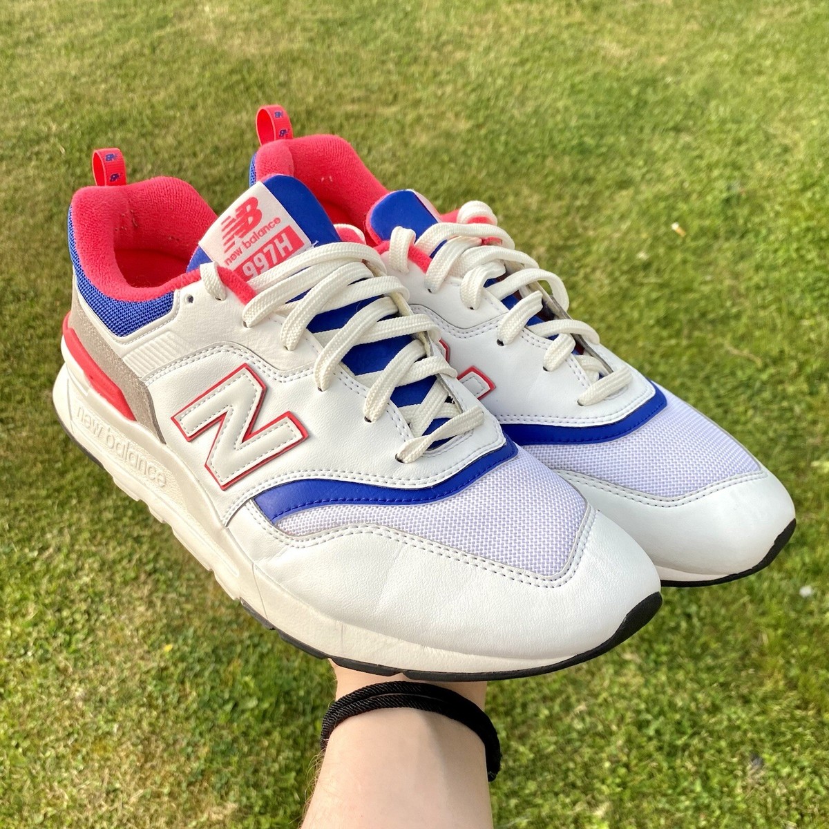 New Balance 997H Men's White Blue Pink CM997HA7 Men's Size 11