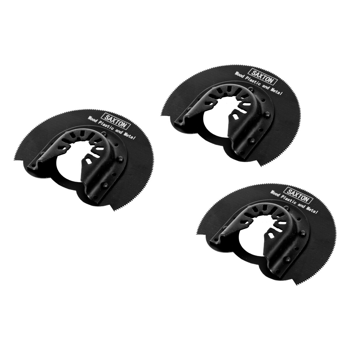 Saxton 80mm Segmented Blade for Dewalt Stanley Oscillating Multitool (3 Pack)