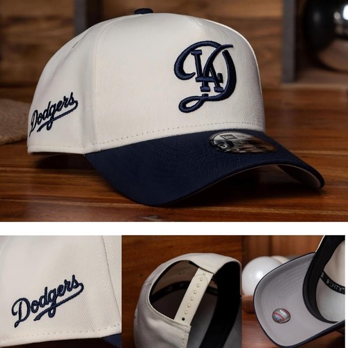 Casquette New Era 9Forty Réglable - Los Dodgers De Los Angeles - Couleur Ivoire