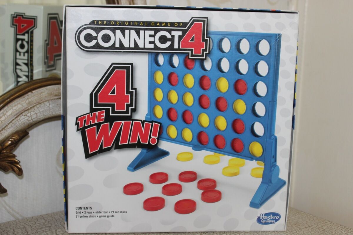 CONNECT 4 The Original Game Hasbro Games Age 6+, 2 Players, Year 2013