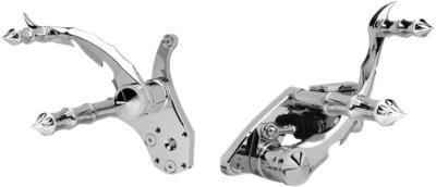 Accutronix Tribal Chrome Forward Controls (FC103-SLC)