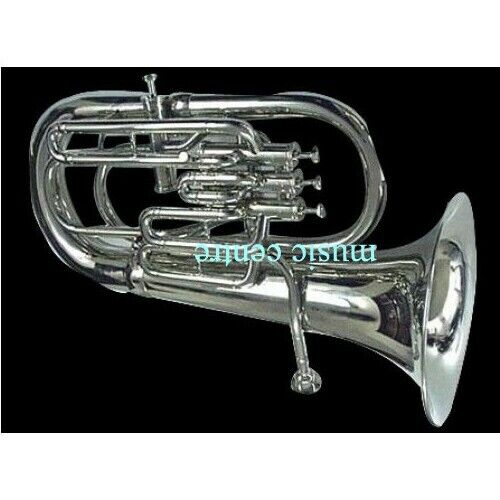 EUPHONIUM 4 VALVE HORN IN CHROME BRASS + METAL PURE CUSHION OF Luxury goods Outlet SALE