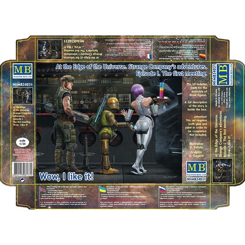 MASTER BOX MB24031 Scale Figure Kit 1:24 Strange Company’s adventures. Episode I