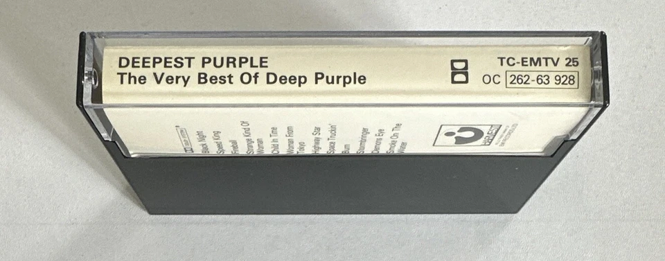 Deepest Purple - The Very Best Of Deep Purple original 1989 UK Harvest Cassette - Image 4 of 4