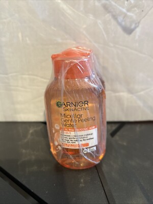NEW 3X Garnier SkinActive Micellar Gentle Peeling Water Travel 100ml/3.4oz Each