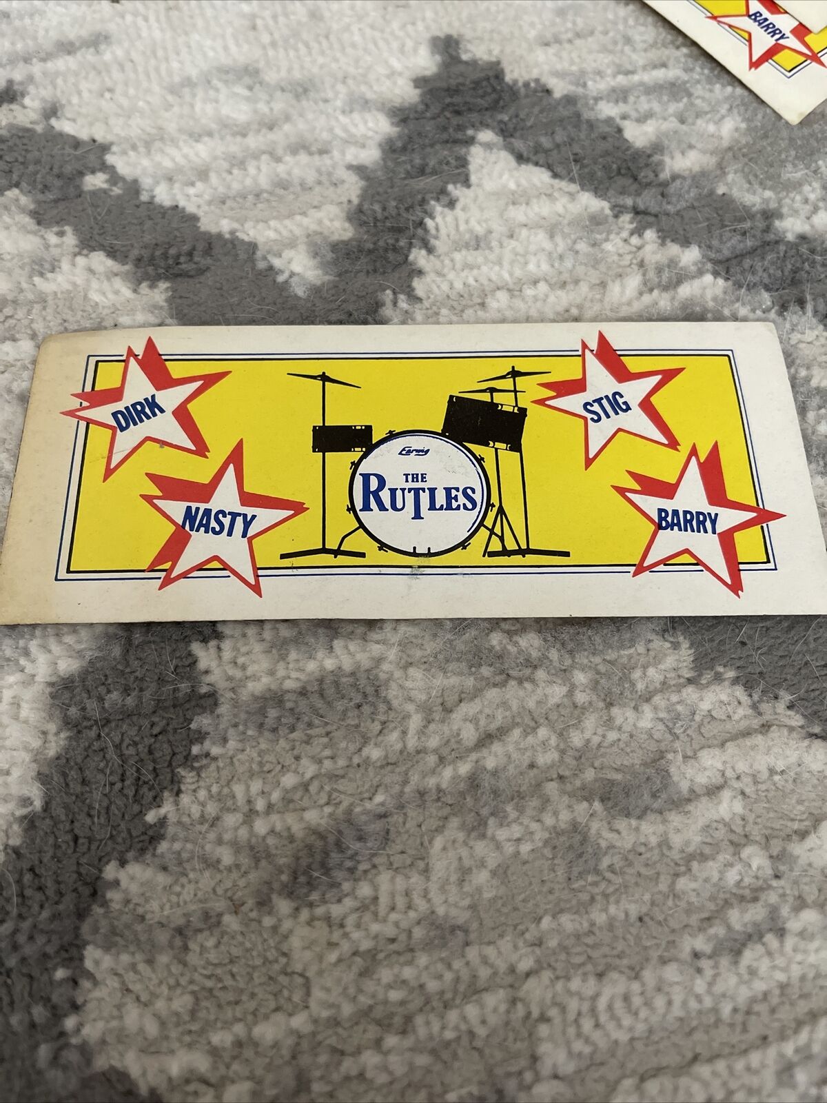The Rutles soundtrack Record Store Hype Sticker Beatles Spoof 1970s Original 7”
