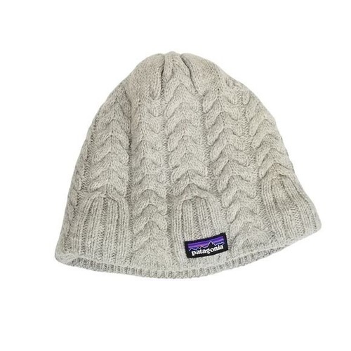 Patagonia Womens Light Gray Cable Knit 