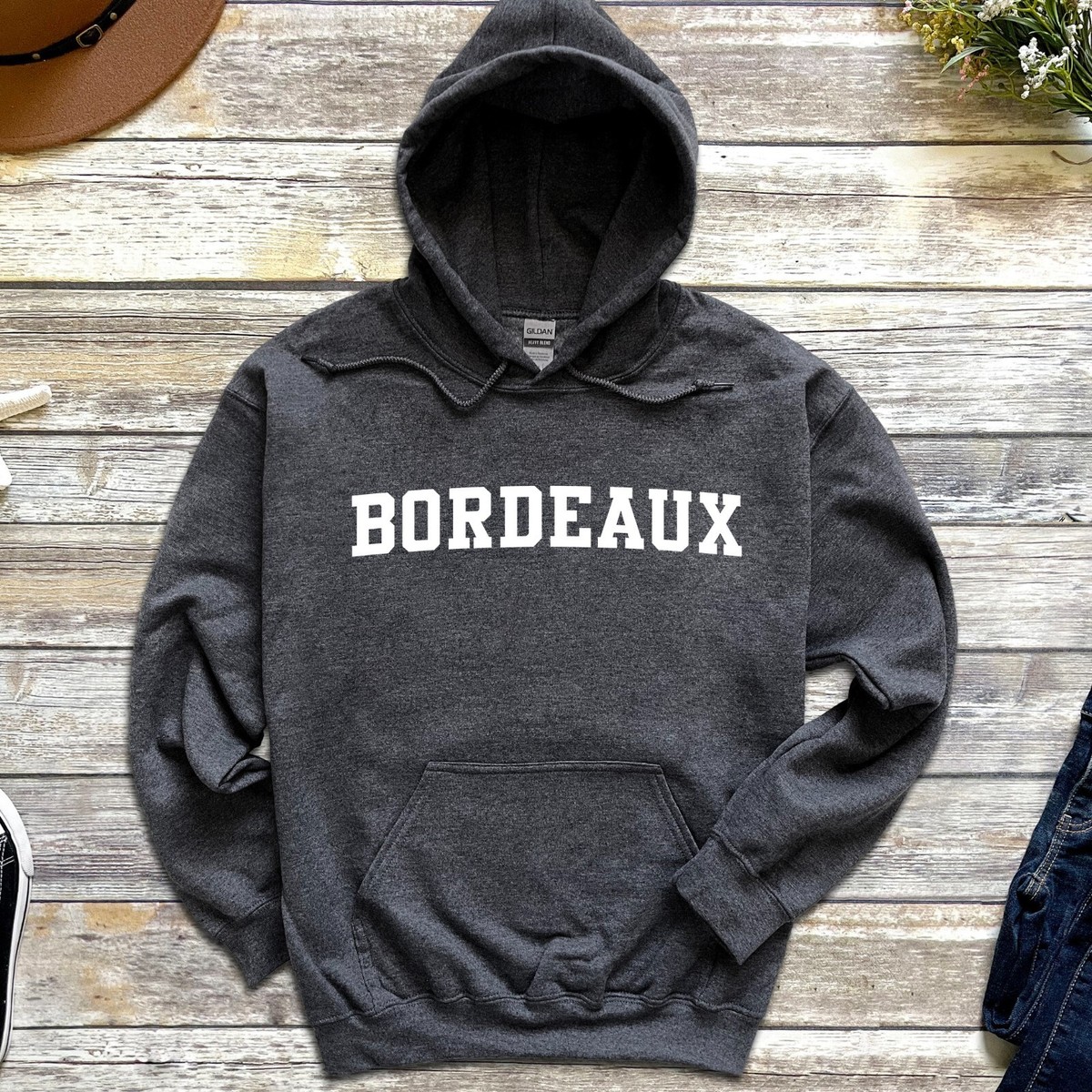 Bordeaux Hoodie Bordeaux France Classic Pullover Hoodie