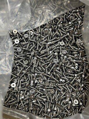 Schrauben Restposten - 5 x 16 mm A2 Edelstahl Plas-Tech T20 Schrauben (1000 Stück/Posten)