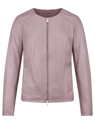 Strandfein Damen Lederjacke ECHT LEDER Lammnappa Leder Jacke Bikerjacke