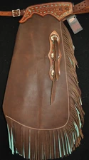Custom Made Leather Chinks/Turquoise Chaps/Made In USA