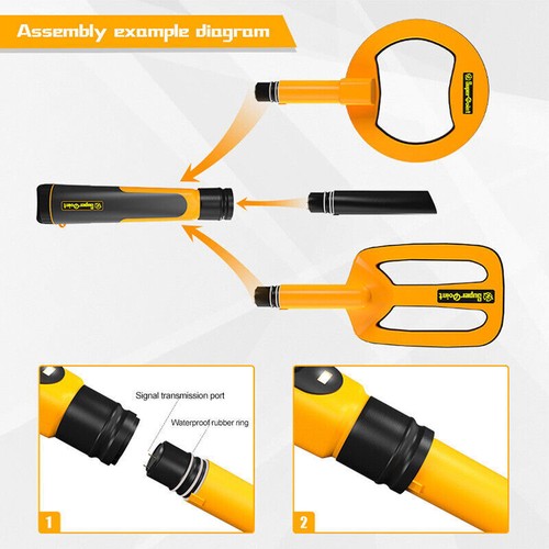 3 in 1 Ground Underwater Metal Detector Pulse Waterproof Pinpointer Gold Finder - Picture 5 of 11