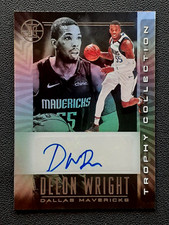 DELON WRIGHT AUTO 2019-20 PANINI ILLUSIONS TROPHY COLLECTION SIGNATURES    30519