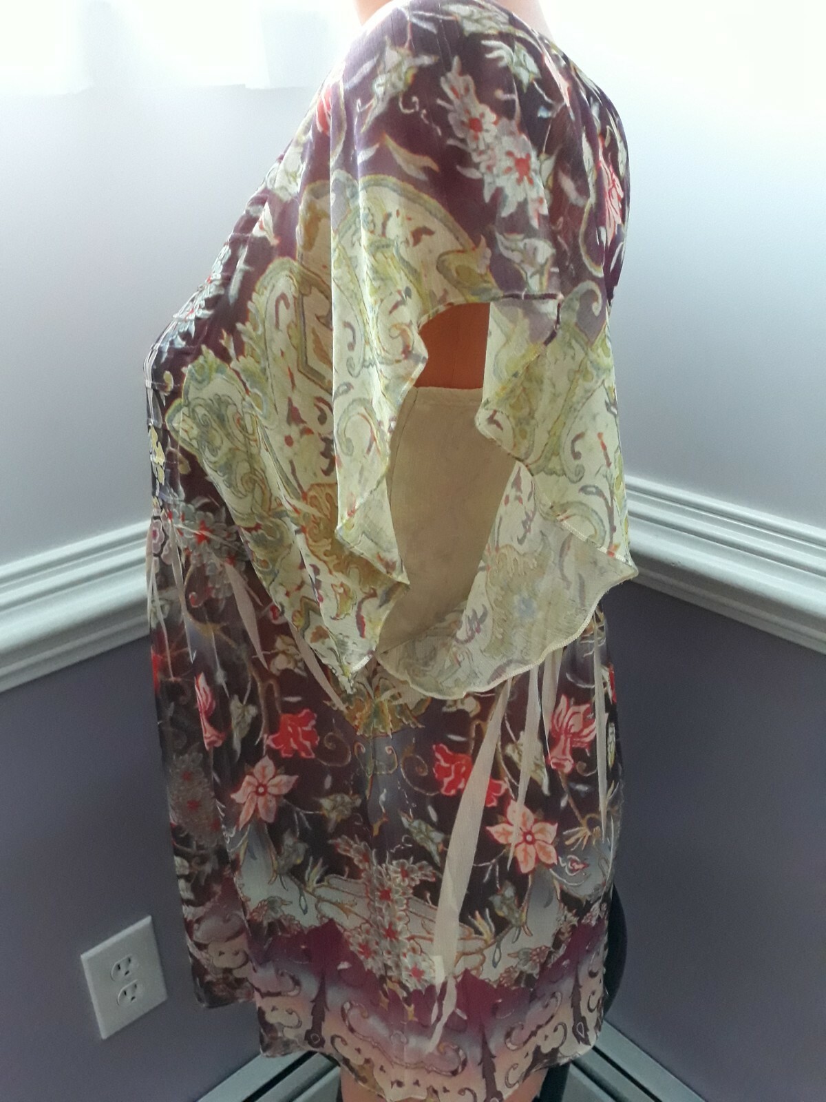 Covington Size Medium polyester tunic top multico… - image 2