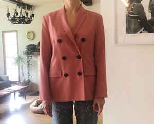 tibi pink coat