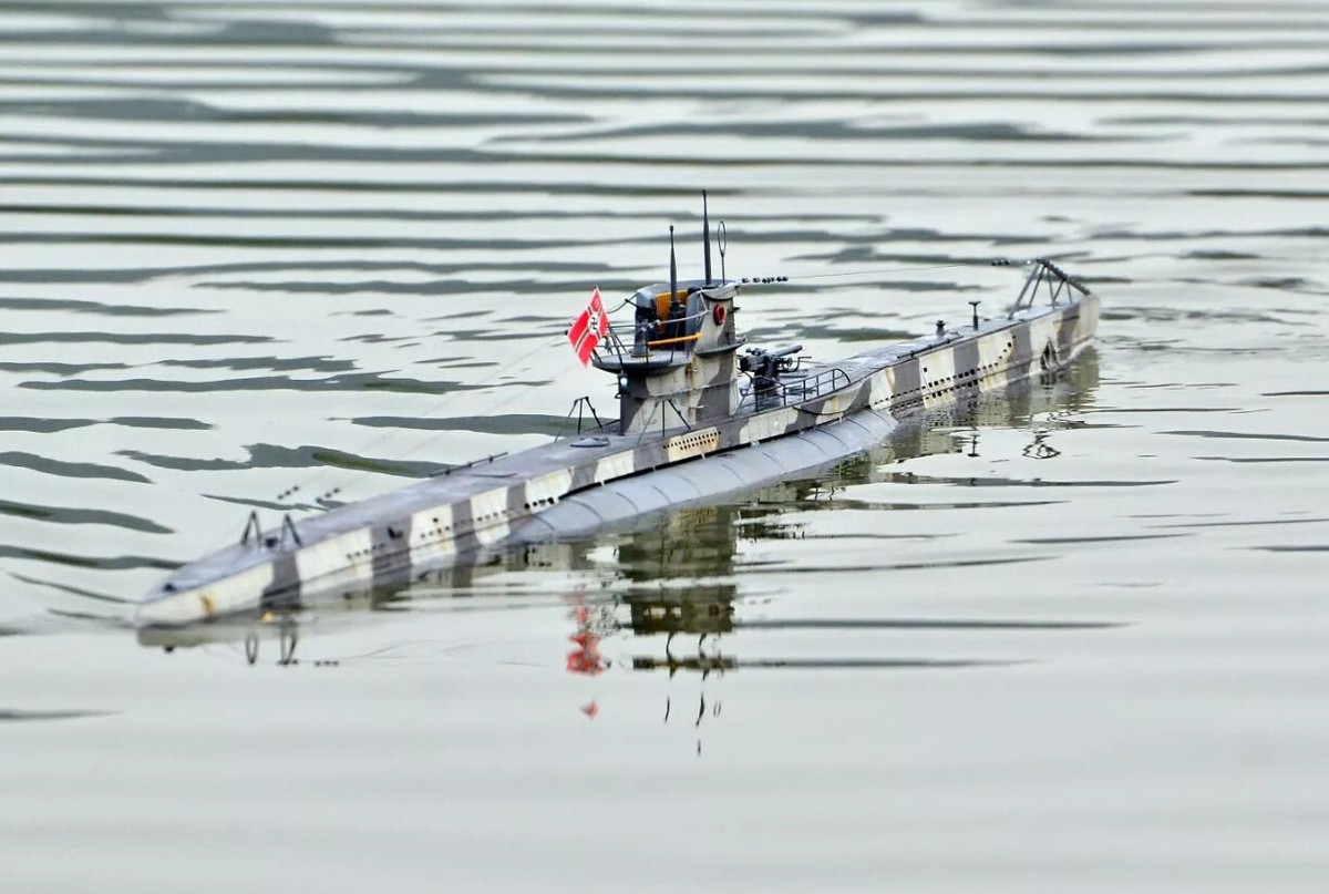 1:48 German U-Boat Type VIIC 1398mm 55