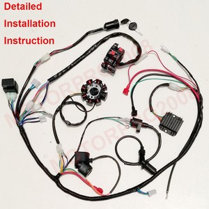 COMPLETE ELECTRICS GY6 150CC CDI STATOR 125CC BUGGY WIRING HARNESS ATV