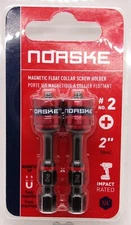 (J) Norske Tools NIBCI331 Magnetic Float Collar Screw Holder No. 2 PH (2PC)