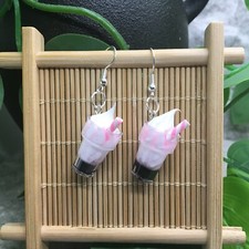 2" Silver-tone Float Earring Set Bohemian Retro Dangle Drop New Free Ship 9623