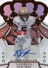 Ke'Shawn Vaughn Autographed 2020 Panini Chronicles Draft Picks Crown Royale Rook