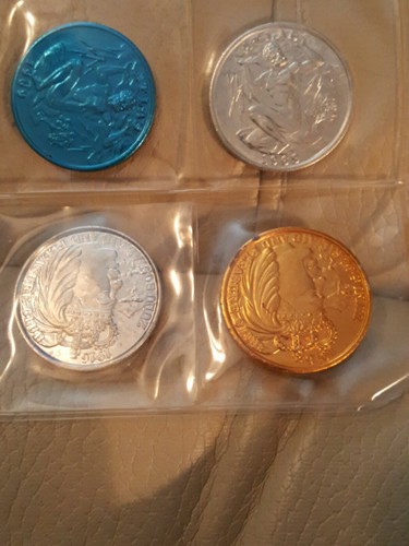 8 giraffe animals giraffes mardi gras doubloon orleans SALE!! zoo elephant - Picture 4 of 4