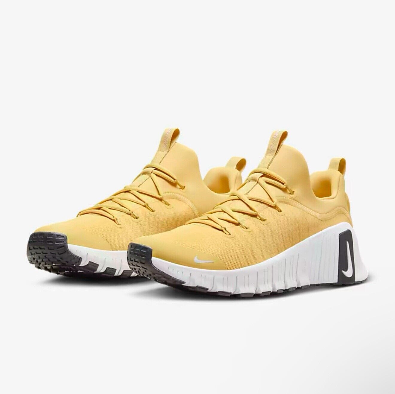 Nike Free Metcon 6 Vegas Gold White Black HM3754-701 sz 12 Mens