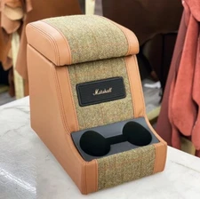 LUCARI high arm rest cubby box with Marshall speaker Fits Land Rover Defender