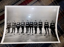 1939 WORLD HOCKEY CHAMPIONSHIPS ZÜRICH TEAM ENGLAND TYPE 1PHOTO NHL AHL WHA WHL