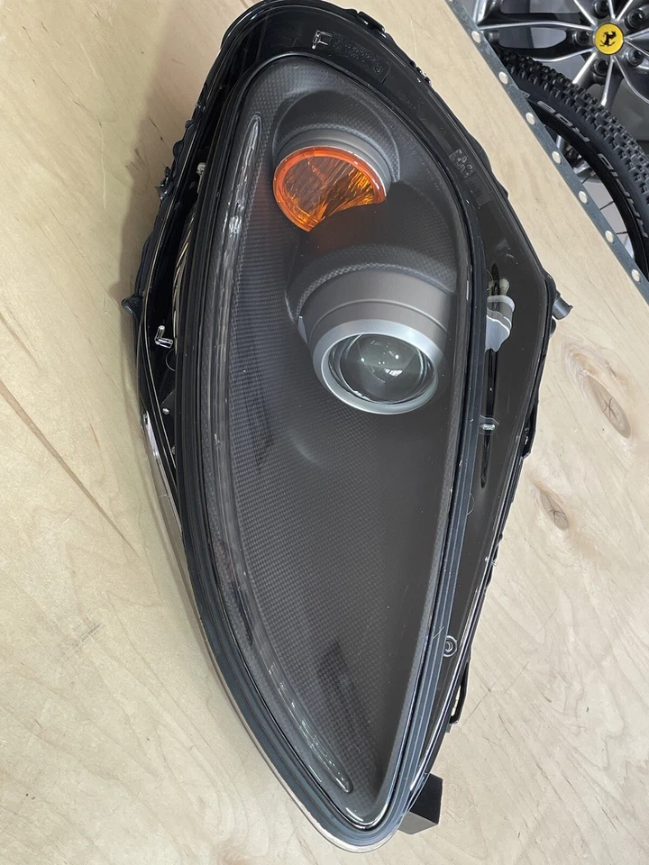 Juego de faros de carbono FERRARI 430 Scuderia 244288 + 244289 nuevos, juego de faros de carbono Foto 3 de 4