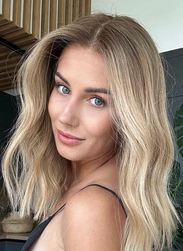 Blonde Ombre Wave Bob 13x4 Lace Front Human Hair Wig for Women Daily Use - Picture 4 of 7